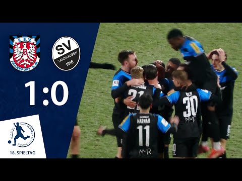 Sandhausen's winning streak stopped | FSV Frankfurt - SV Sandhausen | Matchday 18 RLSW