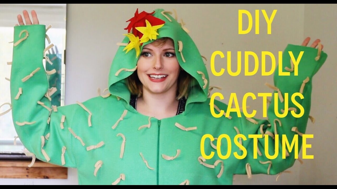 DIY cuddly cactus costume tutorial!