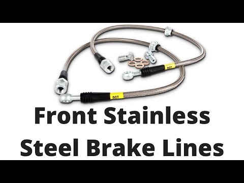 Front Stainless Steel Brake Lines | Honda S2000