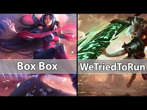 [ Box Box ] Irelia vs Riven [  WeTriedToRun] Top - Box Box Cosplay test run tonight