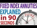 Fixed Index Annuities explained in 90 seconds!