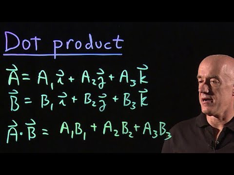 Dot product | Lecture 3 | Vector Calculus for Engineers