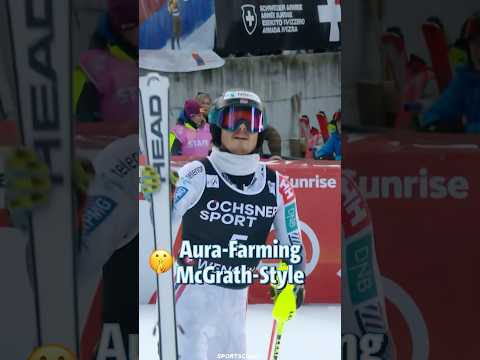 Video Thumbnail: McGrath-Show in beim Slalom in Wengen | Sportschau #shorts