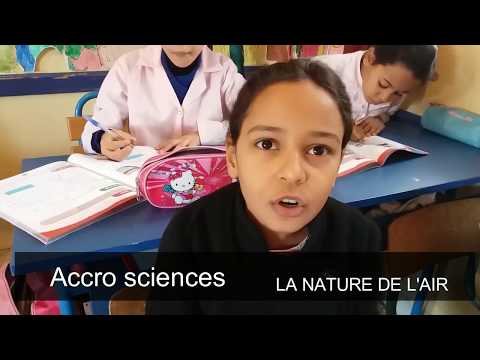 la nature de l'air - ACCRO SCIENCES - CM1 Le 22 NOVEMBRE 2017
