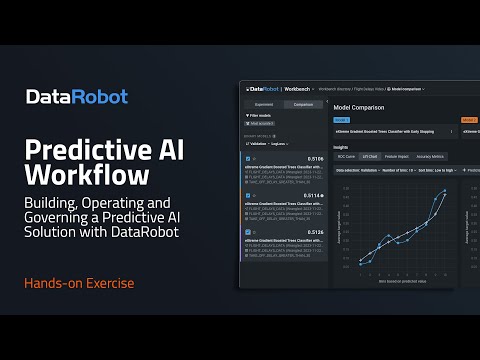 Predictive AI: Build, Operate, and Govern with the DataRobot AI Platform | Flight Delays Use Case