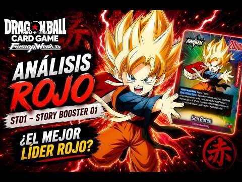 🐉 REVIEW COMPLETA de SON GOTEN (SB01) | ¿El líder rojo sorpresa? | Dragon Ball Fusion World