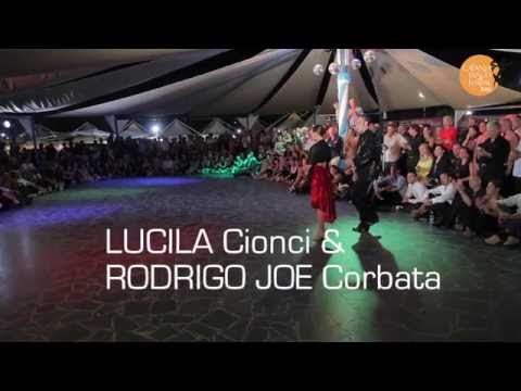  Joe Corbata  and  Lucila Cionci  are  dancing  at  Catania Tango Festival  in  2016