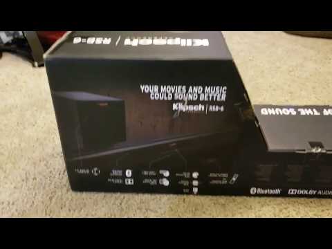 KLIPSCH RSB-6 soundbar unboxing