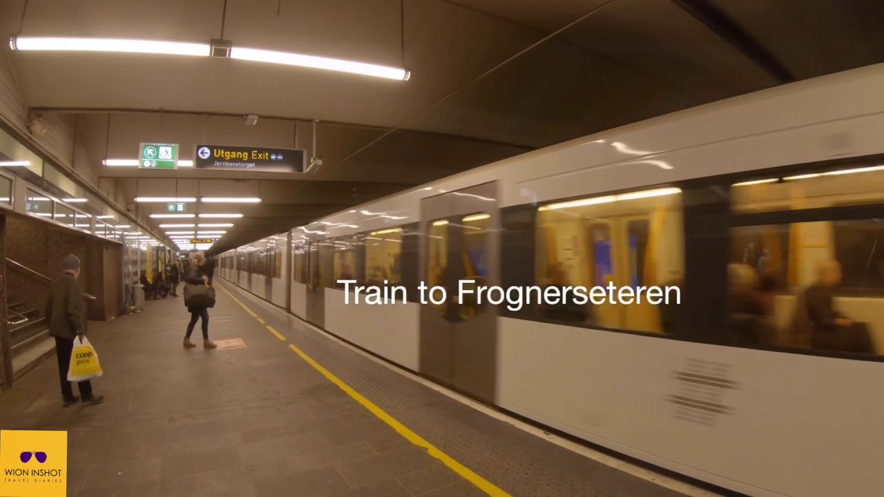 Experience a virtual Tram Ride to Frognerseteren.