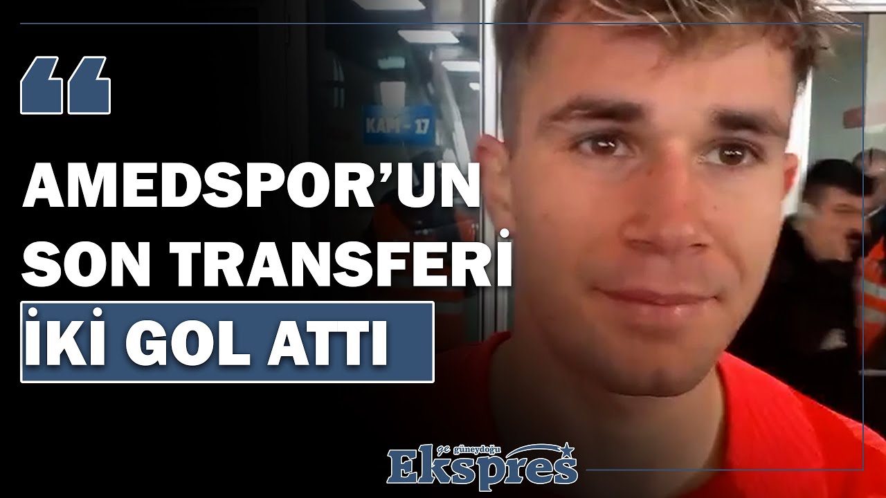 AMEDSPOR’UN SON TRANSFERİ İKİ GOL ATTI