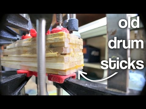 Bass Drum Beater Made Out Of Drum Sticks