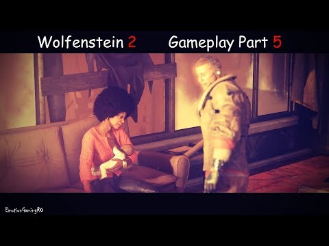 WOLFENSTEIN 2 THE NEW COLOSSUS Walkthrough Gameplay Part 5 - Empire State Building New Friends