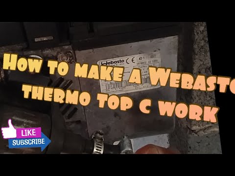 Webasto thermo top c, making it run
