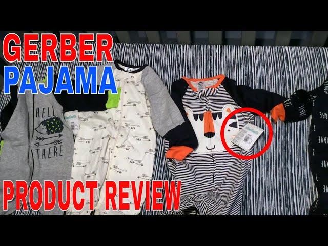 Vídeo relacionado con Gerber - Conjunto de pijama de 4 piezas para niñas pequeñas