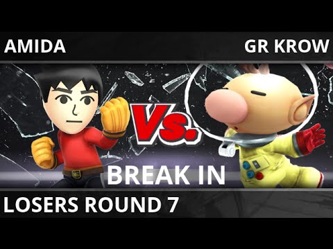 Break In (WiiU) - Amida VS GR Krow - Losers Round 7