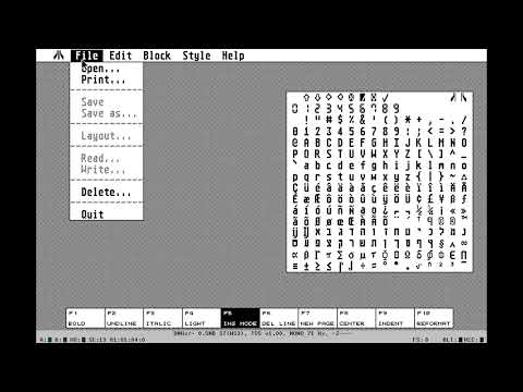 1st Word - 1985 - Atari ST