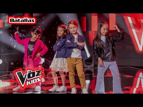 Sol, Victoria & Jacobo y Blue cantan ‘Más Fuerte’- Batallas | La Voz Kids Colombia 2022