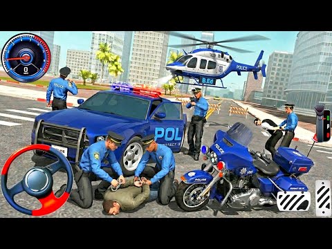 Police Cop Cars Driving Simulator 3D Game Realistic Police Car Driver Android iOS Gameplay