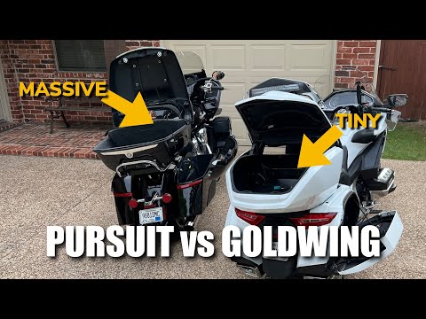 Indian Pursuit vs Honda Goldwing (2018-2020) Storage Capacity | Cruiseman's Reviews