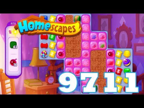 Homescapes Level 9711 HD 3 - match puzzle game | Gameplay Walkthrough | android | GameGo Game | IOS
