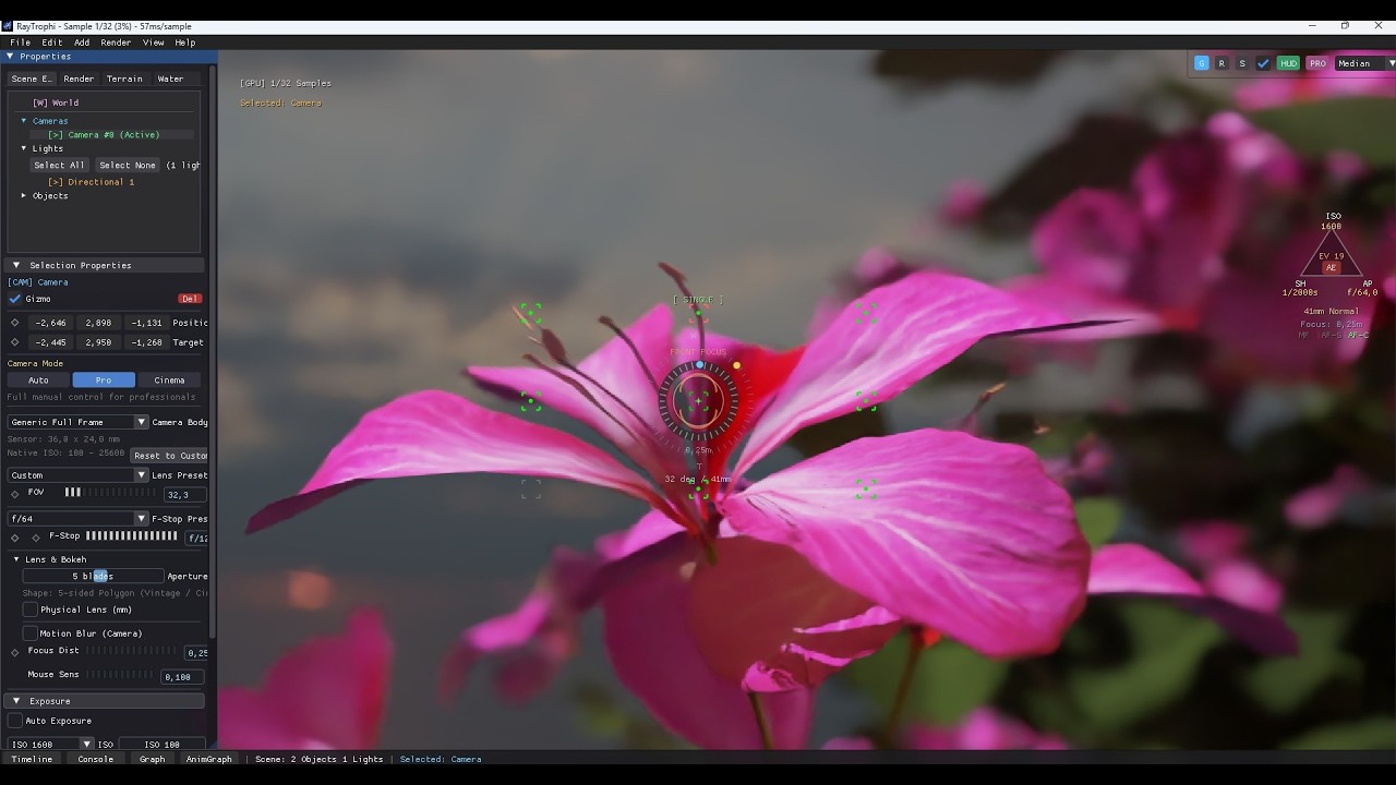 RayTrophi V0.05 Showcase
