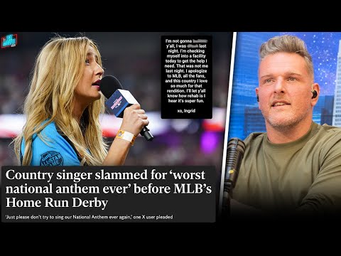 New "Worst National Anthem Ever" Happened At The 2024 Home Run Derby    | Pat McAfee Reacts