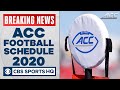 ACC football schedule 2020: 11-game season with one nonconference contest | CBS Sports HQ