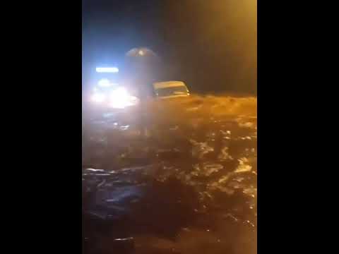 Severe flooding due to heavy rainfall in Limpio, in the Central Department of Paraguay