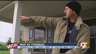 Man vs. Tornado: Cedarville man takes video of twister near his home