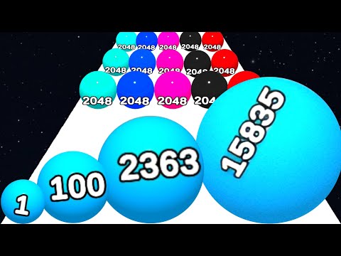 ROLLING ORB CRASH - New Update (Level Up Balls, Numbers, Math Games) Part 02