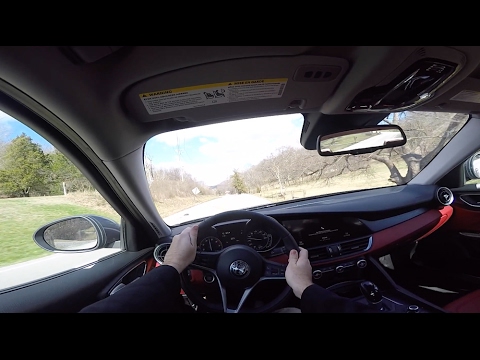 2017 Alfa Romeo Giulia POV Test Drive