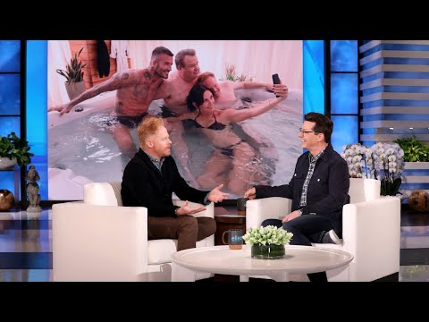 Jesse Tyler Ferguson's Hot Tub Time with David Beckham