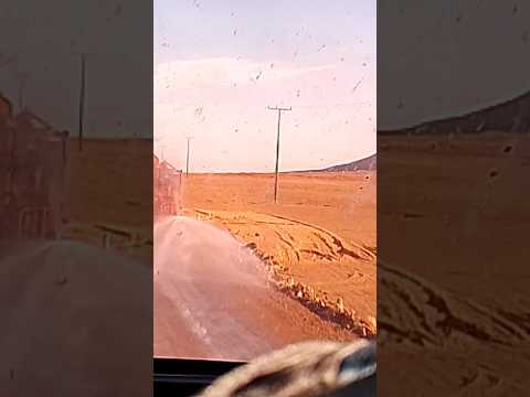 viajando desde Antofagasta a Iquique Chile, hermoso paisaje en este desierto