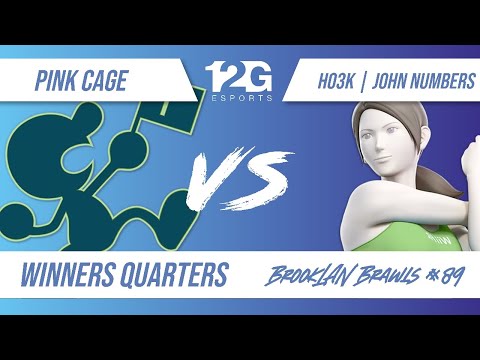 BrookLAN Brawls 89 - Pink Cage (Game & Watch) v. Ho3K | John Numbers (Wii Fit) - Winners Quarters