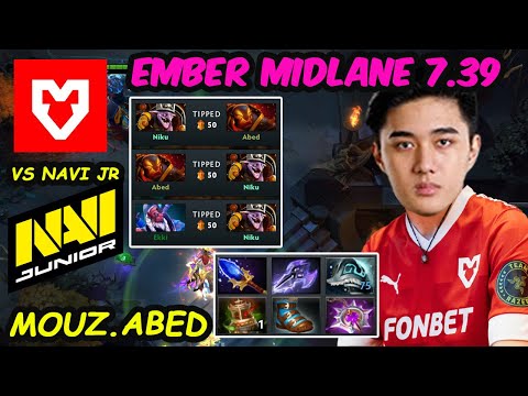 Abed [Ember Spirit] New Mouz Esports MIDLANE vs Niku Navi Jr Prodigy Wonderkid