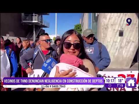 Vecinos de Talcahuano denuncian negligencia en construcción de departamentos