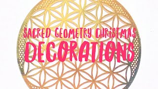 Sacred Geometry Christmas Decorations