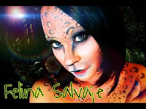 HALLOWEEN MAKEUP. FELINA SALVAJE. By Yessica Flowers