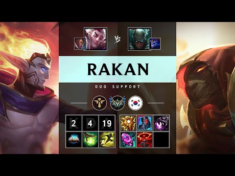 Rakan Support vs Pyke - KR Challenger Patch 25.15