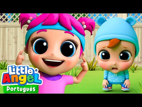 Capa de Cabeça Ombro Joelho e Pé! | Little Angel Brasil | Músicas Infantis em Português