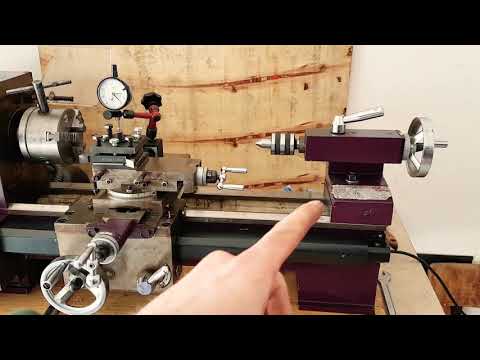LATHE Check and Alignment of Spindle - Tailstock Mobile Top