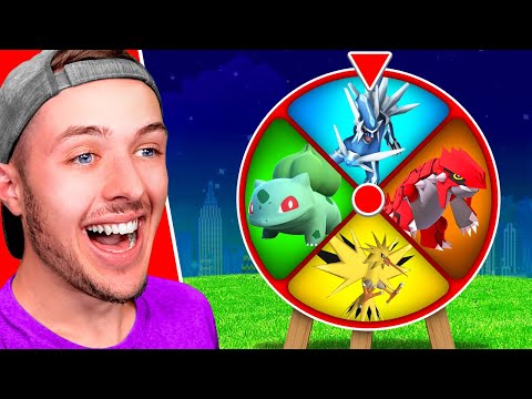 SPINNING a WHEEL to DECIDE Which COLOR POKEMON We CATCH!