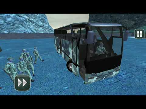 Army Bus Driving 2017 - Military Coach Transporter