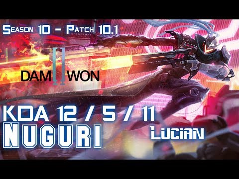 DWG Nuguri LUCIAN vs JAX Top - Patch 10.1 KR Ranked