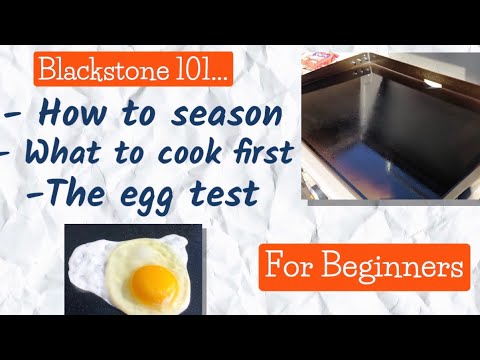 Blackstone Beginners Guide | How to Season and First Cook | #blackstone #letsgriddle #griddle