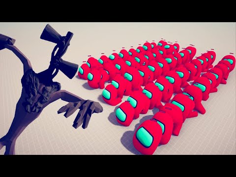 SIREN HEAD vs 100x UNITS - Totally Accurate Battle Simulator TABS