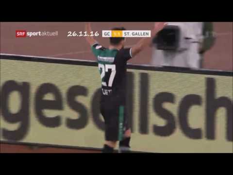 Albian Ajeti - always good for a last-minute goal. Vorrunde 16/17 FC St.Gallen 1879