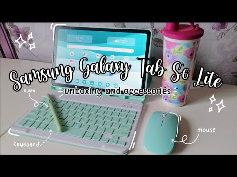 Samsung Galaxy Tab S6 Lite Unboxing + Accessories! | 2022 ✨️