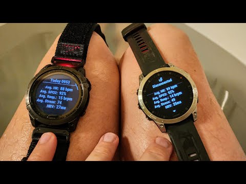 Bathtub HRV Test Fēnix 7X vs. EPIX 2...