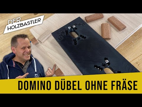Keine DOMINOFRÄSE, kein DUODÜBLER? Dann brauchst du diese FRÄSSCHABLONE!